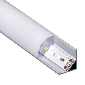Profilo in alluminio a led ad angolo di <span class=keywords><strong>90</strong></span> gradi di alta qualità con coperchio diffusore per luce di striscia - Product Image 3