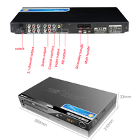 Reproductor de DVD HD/EVD/VCD/CD para el Hogar, 15W, 110V/220V, OEM/ODM, Reproductor de Discos para Niños, Reproductor de Juegos, Reproductor de Discos Portátil