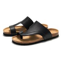 Sandali bassi sportivi estivi alla moda da uomo in stile coreano infradito in sughero con scarpe Casual da spiaggia da esterno