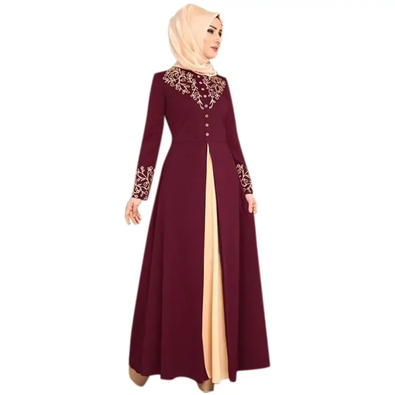عباية أنيقة ضيقة رقيقة طويلة الأكمام فستان طويل نسائي عربي فستان حفلات للسيدات تصنيع بالجملة