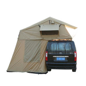 Facile à installer, toile de coton, voiture <span class=keywords><strong>Camping</strong></span> tout-terrain, véhicule 5 personnes, coque souple, tente de toit, couverture étanche, tente de toit à vendre - Product Image 5