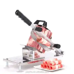 Máy cắt thịt Hợp kim + thép không gỉ hộ gia đình có thể điều chỉnh độ dày 3-10mm Máy xay thịt rau Slicer