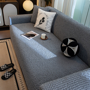 Kem Phong Cách Chống-Mèo Scratch Đàn Hồi Sofa Slipcover Thiết Lập Hoàn Chỉnh Một Mảnh Ins Bong Bóng Dệt Bìa Bảo Vệ Phong Cách Cho Ghế Sofa - Product Image 6