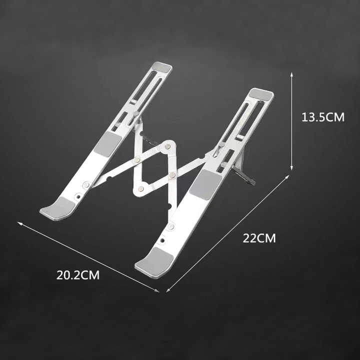 Large Size Wider Folding Height Adjustable Aluminum Portable Desktop ...