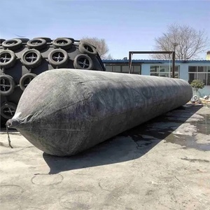 Sự hài lòng đảm bảo cao su biển nâng hạ cánh cứu hộ bơm hơi phao tàu nổi tung ra túi khí hình trụ - Product Image 3