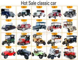 Ventes d'usine – Voiture électrique classique rétro 11 places, haute performance, cabriolet doré, voiture électrique vintage d'<span class=keywords><strong>occasion</strong></span> - Product Image 6