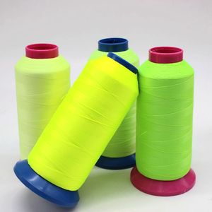 제조업체의 고휘도 발광 형광 라이트 재봉용 나일론 브로케이드 원단 방수 자수 실 컴퓨터용 - Product Image 5