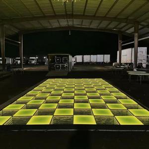 LED magnetico pista da ballo 3D specchio fase interattivo pista da ballo LED è adatto per la festa di nozze LED pista da ballo pannello vendita - Product Image 4