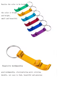 Décapsuleur porte-clés personnalisé, promotion en gros, décapsuleur porte-clés pas cher, décapsuleur gravé, cadeau décapsuleur - Product Image 6