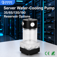 OCOCOO P67D – Ensemble pompe-réservoir cylindrique en acrylique pour système de refroidissement liquide de serveurs IA, GPU, équipements laser médicaux et clusters