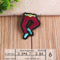 Patchs brodés thermocollants de styles variés, motifs de dessins animés originaux, appliques à coudre, badges décoratifs pour réparation DIY, pour jeans, sacs à dos et casquettes