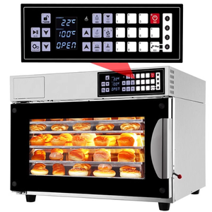 Four <span class=keywords><strong>grille</strong></span>-<span class=keywords><strong>pain</strong></span> à convection électrique commercial de 4000 watts Modes de température réglables de grande capacité Paramètres de cuisson multiples Vente - Product Image 2