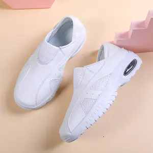 Aangepaste Goedkeuring Uniform Dames Comfortabele Mode Vrouw Verpleegster Schoenen Witte Verpleging Groothandel Vrouwen