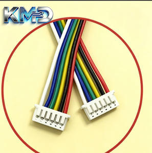 KMD MX1.25mm 灰色带状电缆端子连接器 UL2651 镀锡铜导体 PVC 绝缘 28AWG 2-8P 插针 - Product Image 1