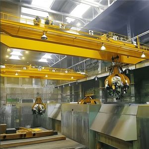 Grue à pelle suspendue pour levage de marchandises, design pratique, efficace, pour ports et terminaux, capacités 5T, 10T, 16T, 20T - Product Image 2