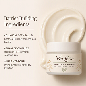 Crema Reparadora de Barrera Cutánea Antiarrugas OEM/ODM, con Avena Coloidal, Ceramida, Algas, Hidragel, Vegana, Cruelty Free, para Todo Tipo de Piel - Product Image 5