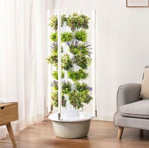 Torre de Cultivo Hidropónico de 7 Niveles con Bomba, Sistemas de Riego para Balcón, Estantes de Cultivo Multinivel - Product Image 6