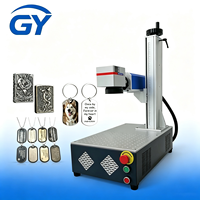 Machine de marquage laser à fibre portable 20W pour bureau, légère, pour gravure sur métal et gobelets