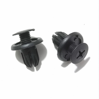 Clips de fixation à vis pour pare-chocs de voiture, en nylon noir, système d'expansion, 10 mm, pour garnitures de pare-chocs et panneaux de calandre, fixation facile et sécurisée