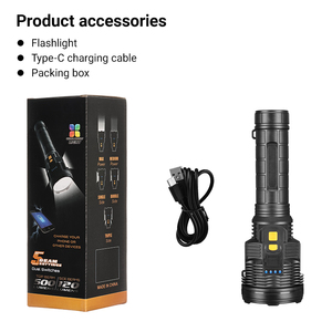 Linterna LED Multifuncional, Recargable, de Alta Luminosidad, para Exteriores, Camping, Emergencias, Portátil - Product Image 6