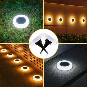 Lámparas Solares de Jardín Xinyao, Lámparas LED Redondas para Césped, Iluminación Exterior para Paisajes - Product Image 4