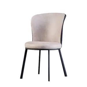 Modern Simple Luxury Household Kitchen Dining Room Science And Technology Cloth Dining Chair