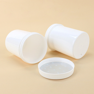 High Quality Round Shape 250ml <b>Plastic</b> PP Refillable Supplement Container Protein Powder <b>Jar</b> Customization Supported - Product Image 4