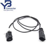 Kit de connecteurs de capteur 1 broche (1J0973702 femelle) et 2 broches (1J0973802 mâle) avec connecteur Pigtail pour soupape de suspension Volkswagen Golf Audi A3/A4