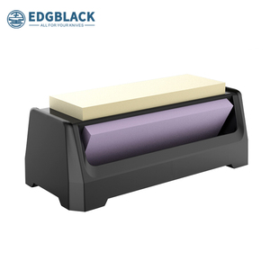 Bộ mài dao nhà bếp 240/1000/3000 đá mài thô và mịn, đá mài dao chính xác mới 3 mặt với đế chống trượt ABS - Product Image 1