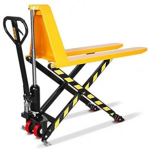High Lift Pallet Truck Three Stage sealed Cylinder 1500kg High Lift Manual Pallet Truck Hydraulic Trolley Pallet Lifting Truck - Product Image 2