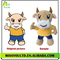 Peluche en polyester fabriquée sur mesure Jouet en peluche Animal en peluche Figure Plushie Créez votre propre design personnalisé