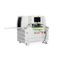 JUNDE 380V 0-5m/min Cortadora de Doble Cabezal de Alta Precisión para Perfiles de Aluminio y Fabricación de Ventanas y Puertas de PVC 45 °   Máquina de Corte