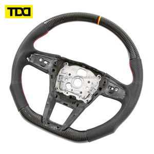 Volante de Fibra de Carbono Real TDD Compatible con Audi A6 A4 A5 A7 Q3 - Product Image 2