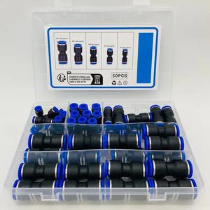 OEM 4mm 6mm 8mm 10mm 12mm 14MM 16mm Conectores neumáticos Conector rápido PU Conectores de manguera de aire Accesorios de tubo de empuje rápido - Product Image 2