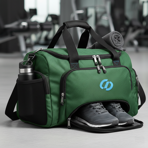 Sac de sport multifonctionnel avec compartiment à chaussures et poche pour bouteille d'eau, léger, grande capacité, écologique - Product Image 4