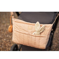 Sac de rangement matelassé pour poussette, organiseur portable pour couches de bébé, sac de voyage pour couches, accessoire de poussette personnalisé