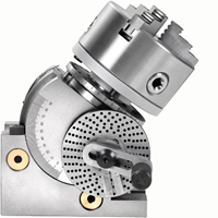 Tête d'indexage pour fraiseuse, petite tête d'indexage verticale et horizontale double usage, table rotative universelle CNC