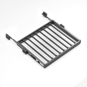 Kit de superposition pour lave-linge et sèche-linge en métal, universel, amélioré, avec étagère de séchage extractible pour buanderie - Product Image 2