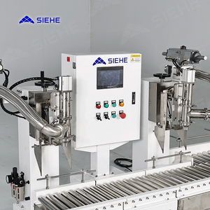 Machine de remplissage de peinture à double tête avec système de bouchage <span class=keywords><strong>pour</strong></span> seaux et bidons, machine d'emballage et de remplissage <span class=keywords><strong>pour</strong></span> laque et vernis - Product Image 3