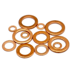 ZM cuivre <span class=keywords><strong>rondelle</strong></span> épaisseur 1mm 1.2mm 1.5mm 2mm M6-M38 cuivre Meson cuivre joint métal plat cale <span class=keywords><strong>rondelle</strong></span> - Product Image 6