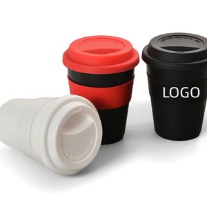 แก้วกาแฟรักษ์โลกขนาด 500 มล. ใช้ซ้ำได้ พร้อมโลโก้สั่งทำ สำหรับเดินทางและใช้ในออฟฟิศ มีฝาปิด เหมาะสำหรับเป็นของขวัญ - Product Image 1