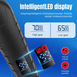 Tondeuses à cheveux professionnelles Barbes rechargeables Affichage LCD électrique <span class=keywords><strong>Tondeuse</strong></span> à tête d'huile pour hommes - Product Image 5