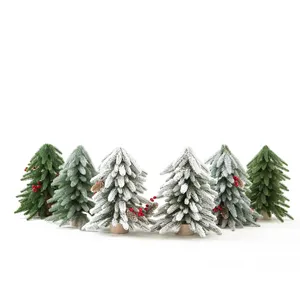 流行产品圣诞装饰品小圣诞迷你树人造圣诞树