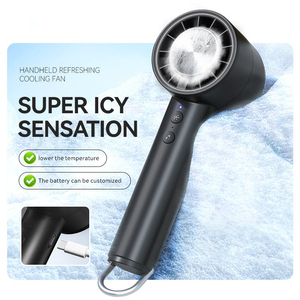 Ventilateur portable rechargeable silencieux à affichage numérique à refroidissement rapide pour extérieur - Product Image 1