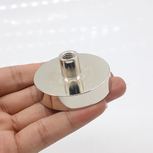 Imán de Copa <span class=keywords><strong>con</strong></span> revestimiento de níquel potente al por mayor imán de neodimio <span class=keywords><strong>con</strong></span> <span class=keywords><strong>base</strong></span> de fijación magnética de rosca interna para uso industrial - Product Image 5