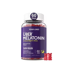 OEM 10mg Melatonin Gummies Vegan suplemen tidur untuk dewasa vitamin dalam permen Gummy dosis - Product Image 1