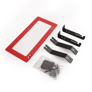Tesla <b>Model</b> 3 Y Aluminum License Plate Bracket Clamp Frame 205mm Hole Distance American Style Mounting <b>Kit</b> - Product Image 1