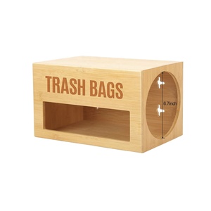 Dispensador <span class=keywords><strong>de</strong></span> Bolsas <span class=keywords><strong>de</strong></span> <span class=keywords><strong>Basura</strong></span> Rectangular Extra Grande con Lateral Abierto, Ecológico, Soporte para Rollos <span class=keywords><strong>de</strong></span> Bolsas <span class=keywords><strong>de</strong></span> <span class=keywords><strong>Basura</strong></span> <span class=keywords><strong>de</strong></span> Bambú, Organizador para <span class=keywords><strong>Basura</strong></span> - Product Image 1
