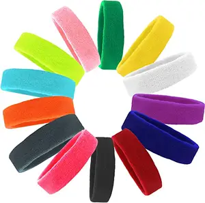 Moisture Wicking Athletic Cotton Terry Cloth Sweatbands Sports Headband  Fortennis, Basketball, Running, Gym, Working out - China Headband and Sports  Headband price