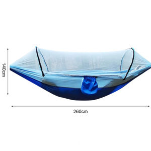 <span class=keywords><strong>Hamac</strong></span> <span class=keywords><strong>de</strong></span> camping pour 2 personnes avec moustiquaire Mobilier d'extérieur Force Parachute Tissu Sleep Swing - Product Image 2